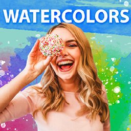 Watercolors Frame Pack PhotoDirector