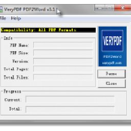 VeryUtils PDF to Word Converter