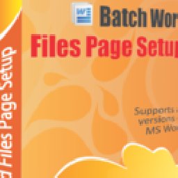 Batch Word Files Page Setup 10% OFF