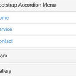 Bootstrap Accordion Menu Extension WYSIWYG Web Builder 40% OFF