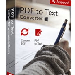 Aiseesoft PDF to Text Converter 73% OFF