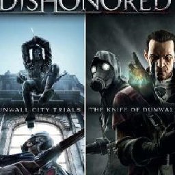 Dishonored PC DLC Double Pack Dunwall City Trials and The Knife of Dunwall 59% OFF