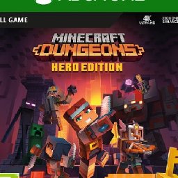 Minecraft Dungeons Hero Edition Xbox One 16% OFF