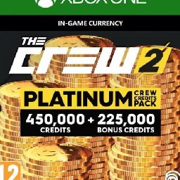 The Crew Platinum Crew Credits Pack Xbox One 16% OFF