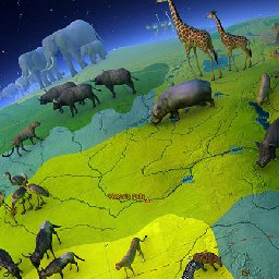 3PlaneSoft Animal World 3D Screensaver 11% OFF