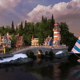 3PlaneSoft Spring Village 3D Screensaver