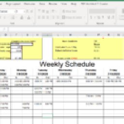 Employee Scheduling Spreadsheet 20% OFF