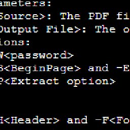 A-PDF Text Extractor Command Line